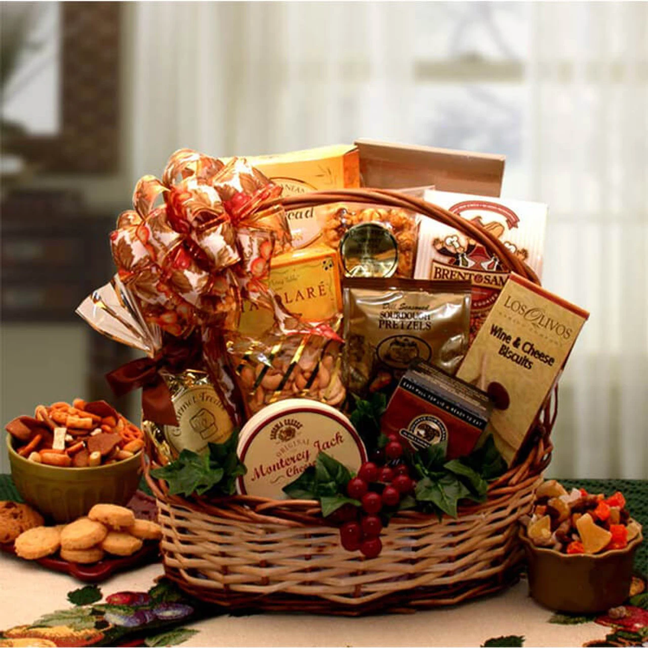 Bountiful Favorites Gourmet Gift Basket 1 Bountiful Favorites Gourmet Gift Basket