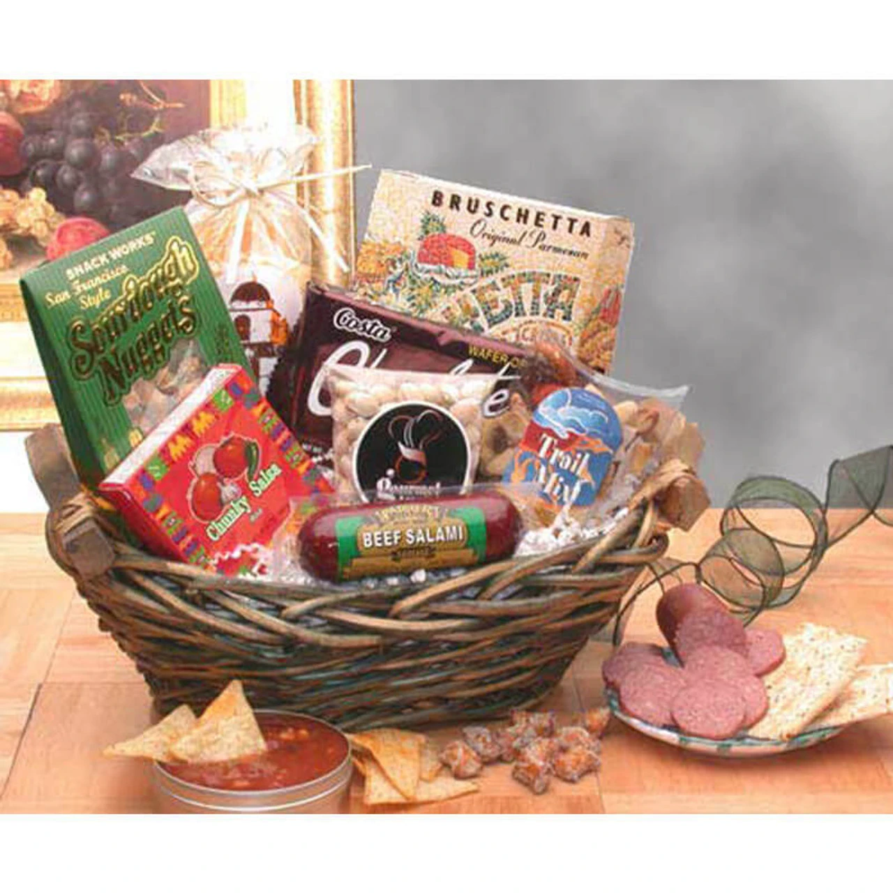 Classic Snack Gift Basket 1 Classic Snack Gift Basket