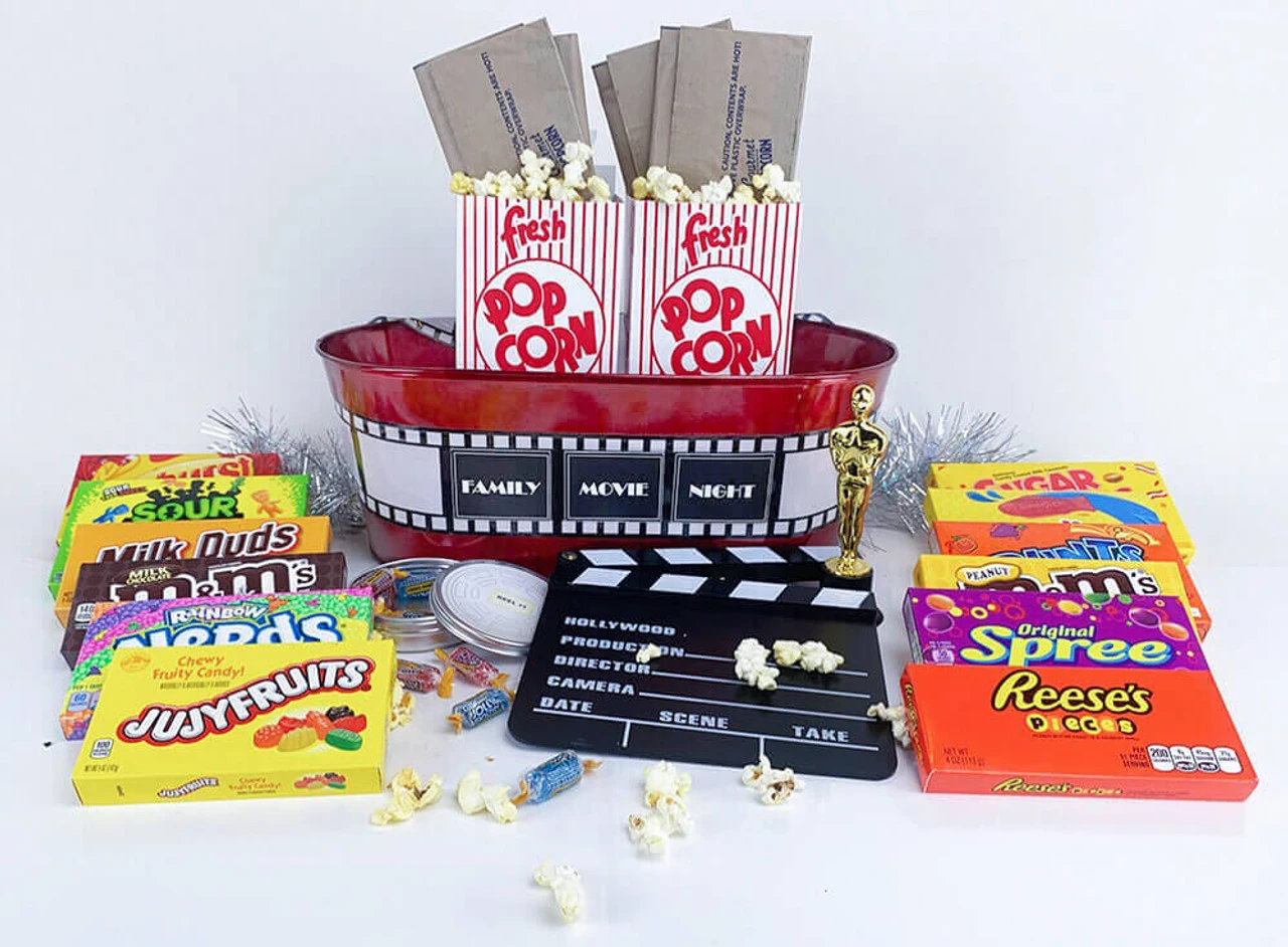 Family Movie Night Gift Basket 2 Family Movie Night Gift Basket - Image 2