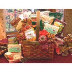 Harvest Blessings Gourmet Fall Gift Basket