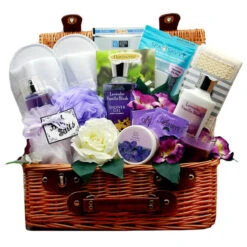 Soothing Essentials Lavender Spa Gift Hamper -Memory Lane Gifts Soothing Essentials Lavendar Gift Hamper 53521.1639779395