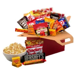 Blockbuster Night Movie Care Package W/ $10 Redbox Gift Card