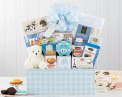 Home Sweet Home Baby Boy Basket