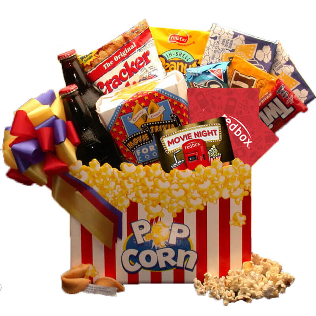 Movie Night Mania Gift Box W/ $10 Redbox Gift Card 1 Movie Night Mania Gift Box W/ $10 Redbox Gift Card